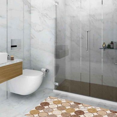 Противоскользящий коврик для ванной комнаты Omak Plastik DecoBella 25102 65x200 см