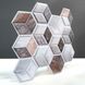 Декоративна ПВХ плитка на самоклейці 3D кубы 280х300х5мм, ціна за 1 шт. (СПП-506) SW-00001135