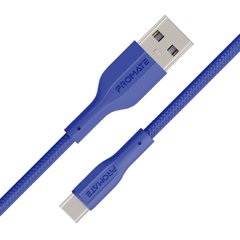 Кабель Promate xCord-AC USB-A to USB-C 2А 1 м Navy (xcord-ac.navy)