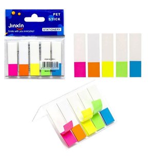 Закладка неонова "Stick Notes" COLOR-IT Р11-1, 5 кольорів