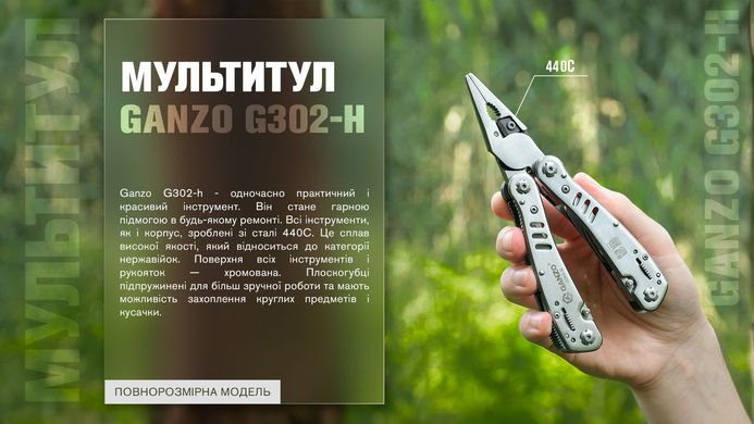 Мультитул Multi Tool Ganzo G302-H