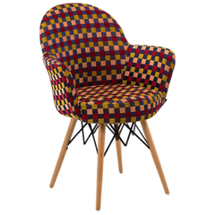 Крісло Tilia Gora-V ніжки букові, сидіння з тканиною ARTNUVO 46094 - V6