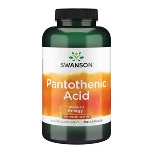 Pantothenic Acid 500mg - 250caps (До 01.24)