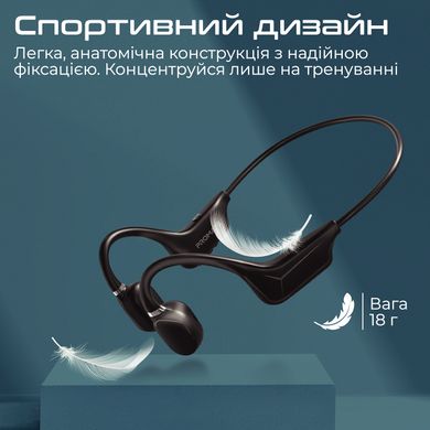Бездротові навушники Promate Ripple Black (ripple.black)