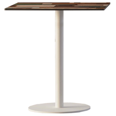 База стола Lotus Round d30x50 см біла Papatya