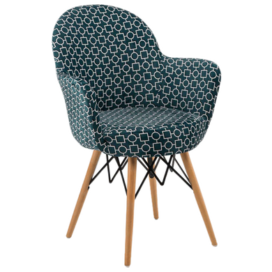 Крісло Tilia Gora-V ніжки букові, сидіння з тканиною ARTCLASS 808