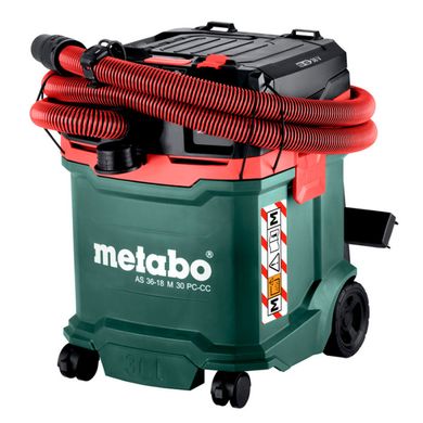 Акумуляторний пилосос Metabo AS 36-18 M 30 PC-CC без акб