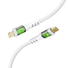 Кабель Promate TransLine-Ci USB-C to Lightning 27W Power Delivery 1.2 м White (transline-ci.white)