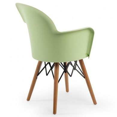 Кресло Tilia Gora-V ножки буковые светло-зеленое