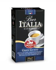 Кофе молотый Bar Italia Gran Gusto SAQUELLA 250 г
