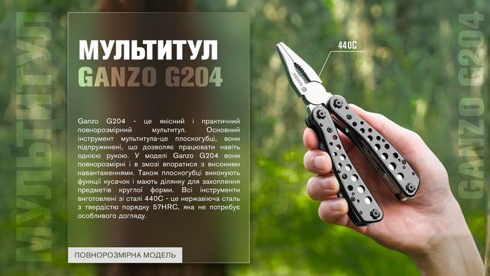 Мультитул Multi Tool Ganzo G204