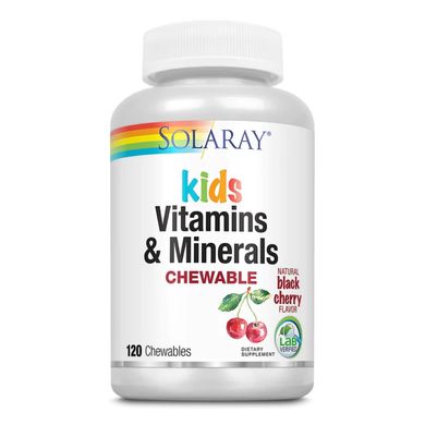 Kids Vitamins & Minerals - 120 chewables Black Cherry