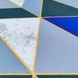 Самоклеюча плівка сині трикутники 0,45х10м SW-00001224