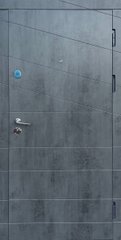 Двері Ф3 Маестро метал 2050*960 праві бетон сірий