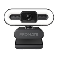 Веб-камера Promate ProCam-3 FullHD с LED подсветкой USB Black (procam-3.black)