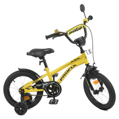 Велосипед детский PROF1 Y14214 14 дюймов желтый