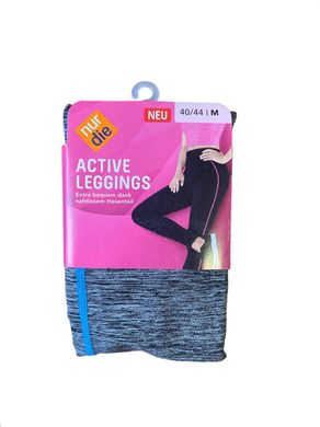 Женские леггинсы Nur Die спортивные Active leggings 40-44 (M) Серые (711581)