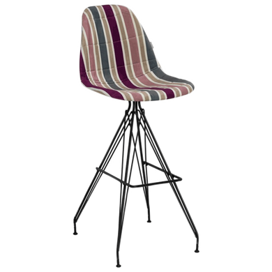Стілець барний Tilia Eos-X сидіння з тканиною, ніжки металеві фарбовані ARTCLASS 903