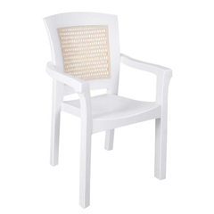 Кресло Irak Plastik Side белое