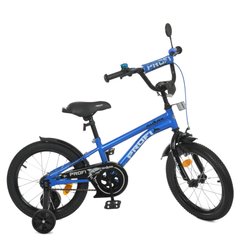 Велосипед дитячий PROF1 Y16212-1 16 дюймів синій