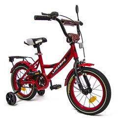 Велосипед дитячий 2-х колісний 14" 211415 (RL7T) Like2bike Sky бордовий з дзвінком