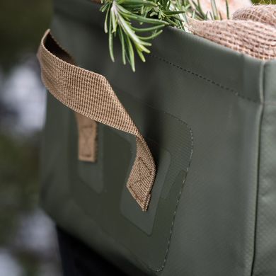 Складаний контейнер для води з ПВХ Naturehike Square bucket 13л army green NH19SJ007