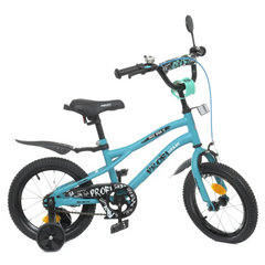 Велосипед детский PROF1 Y14253-1 14 дюймов бирюзовый