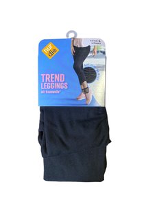 Женские леггинсы Nur Die хлопчатобумажные Trend leggings 44-48 (L) Черные (711011)