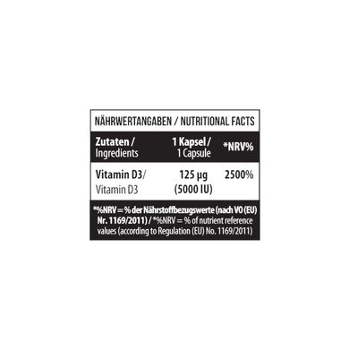 MST Vitamin D3 5000 IU Витамин Д3 120 softgels