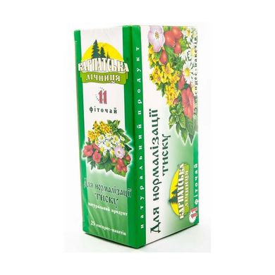 Карпатський чай Лічниця Нормалізація тиску 25x0,8 г