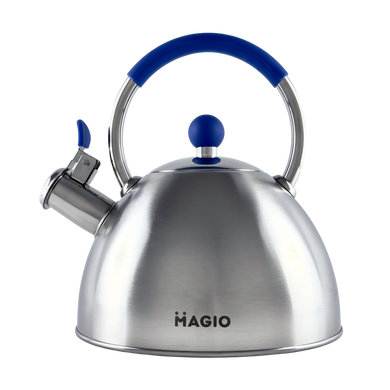 Чайник Magio MG-1190 2.5 л зі свистком Синій