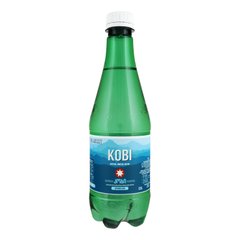 Вода минеральная лечебно-столовая газированная KOBI 0.5 л пластиковая бутылка