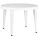 Стол Tilia Osaka d110 см ножки пластиковые белая слоновая кость