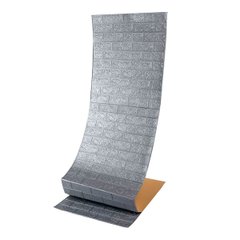 Самоклеющаяся 3D панель под серебряный кирпич в рулоне 20000x700x3мм (R017-3-20) SW-00001197