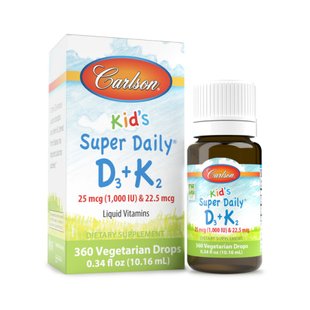 Kids Super Daily D3+K2 - 360 drops