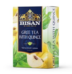 Чай зелений розсипний Green Tea With Quince Bisan 80 г