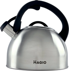 Чайник Magio MG-1192 2.5 л зі свистком Чорний