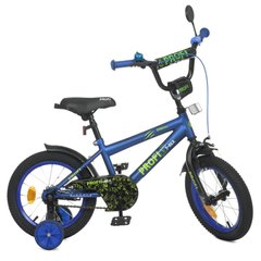 Велосипед дитячий PROF1 Y1472-1 14 дюймів синій