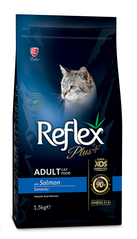 Повноцінний та збалансований сухий корм для котів з лососем Reflex Plus 1,5 кг