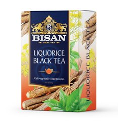 Чай чорний розсипний Liquorice Black Tea Bisan 80 г