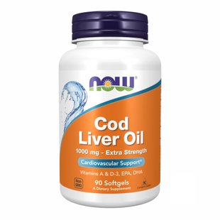 Cod Liver Oil 1000mg - 90 sgels