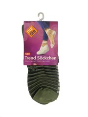 Жіночі шкарпетки Nur Die Trend р.39-42 Зелений/Смужка (615871)