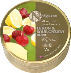 Леденцы Navigators Lemon And Sour Cherry 150 г