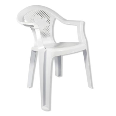 Кресло детское 38х38х54 см «Plastic's Craft» Белое