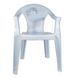 Крісло дитяче 38х38х54 см «Plastic's Craft» Біле