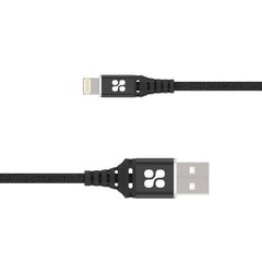 Кабель Promate NerveLink-i2 USB/Lightning MFI 2.4А 2 м Black (nervelink-i2.black)