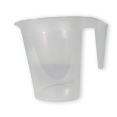Кружка мерная 0,5 л «Plastic's Craft» Белый/прозрачный