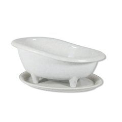 Мильниця/ванночка для губок та мила «Plastic's Craft»  Білий флок