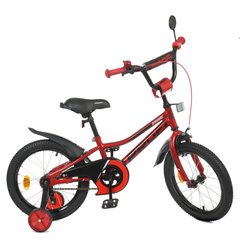 Велосипед дитячий PROF1 Y16221-1 16 дюймів червоний