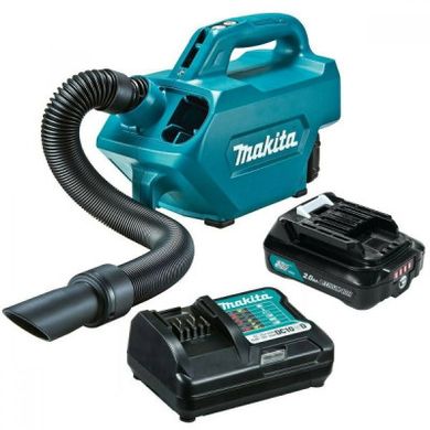 Аккумуляторный пылесос Makita CL121DWA, акб 2 Ah, з/у